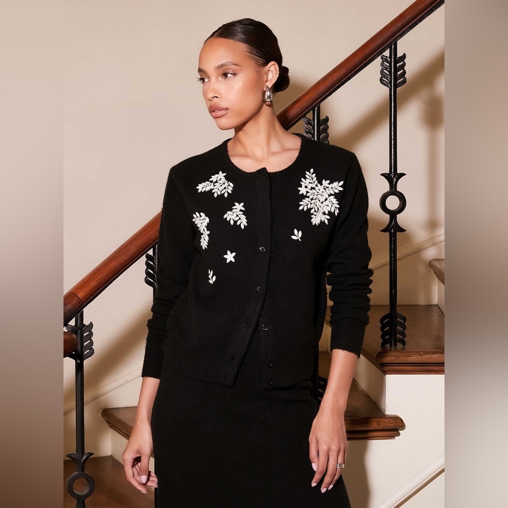 LAST CHANCE! NWOT Fifteen Twenty Bree Embellishment Sweater!